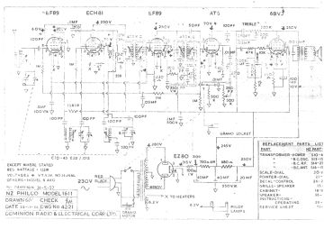 Dominion 1611 schematic circuit diagram